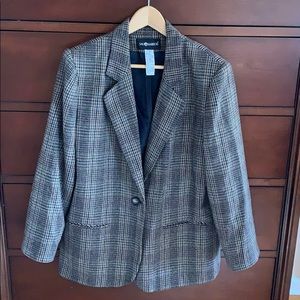 Checked Blazer Size 12